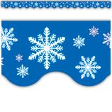 Image of Snowflakes Scalloped Border Trim