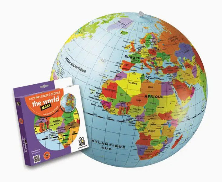 Image of The World Inflatable 20-inch Globe