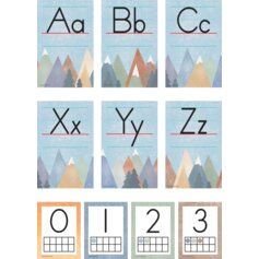 Image of Moving Mountains Alphabet Bulletin Board