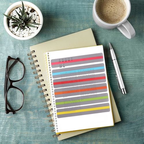 Mr Pen - Guided Reading Strips (Pack 18) - Bright Colors - Dyslexia Reading Stri