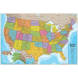 Image of USA Wall Map 24’x36′