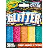 Crayola Outdoor Chalk, Glitter Sidewalk Chalk, 5 Count