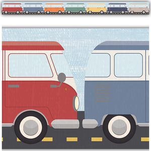 Image of Moving Mountains Road Trip Camper Vans Straight Border Trim