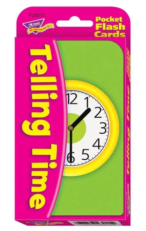 Telling Time Pocket Flash Cards