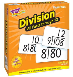 Image of Division 0-12 All Facts Flash Cards