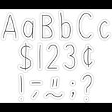 Image of Black on White Hand Drawn 4 Letters Combo Pack