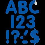Blue 4 Classic Self-Adhesive Letters Uppercase