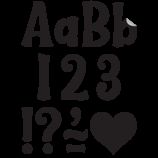 Image of Black 4 Wild Whimsy Self-Adhesive Letters Combo Pack
