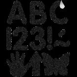 Black Glitz 2 Classic Self-Adhesive Letters Uppercase
