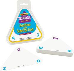 Image of Addition and Subtraction Triangle Flash Cards