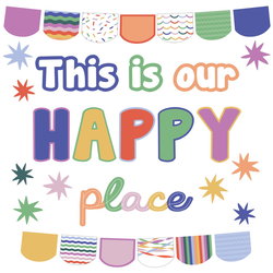 Image of Color Crush This Is Our Happy Place Mini Bulletin Board