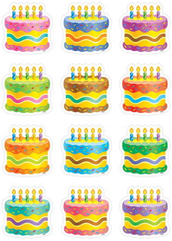 Image of Birthday Cakes Mini Accents
