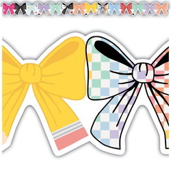 Image of Cool for School Bows Die-Cut Border Trim