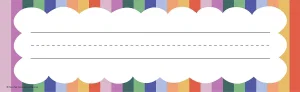 Color Crush Flat Name Plates