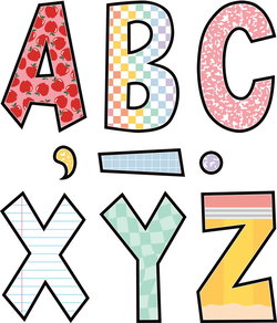 Image of Cool for School 7′ Fun Font Letters