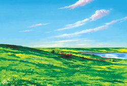 Image of Meadow & Sky Felt Board Large