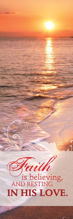 Image of Bookmark: Faith Sunset