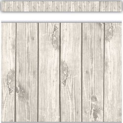 Image of White Wood Straight Border Trim