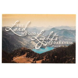 Image of Bookmark IBB The Lord My God Psalm 18:28