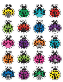 Image of Colorful Ladybugs Stickers