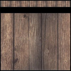 Image of Dark Wood Straight Border Trim
