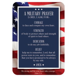 Image of Verse Card – Military Prayer Psalm 27:14