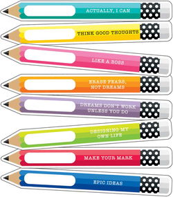 Image of Motivational Pencils Cut-Outs