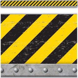 Image of Under Construction Straight Border Trim