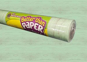 Mint Painted Wood Better Than Paper Bulletin Board Roll