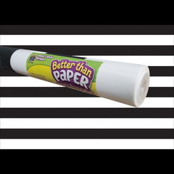 Image of Black & White Stripes Better Than Paper Bulletin Board Roll