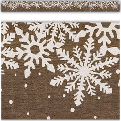 Image of Home Sweet Classroom Winter Straight Border Trim