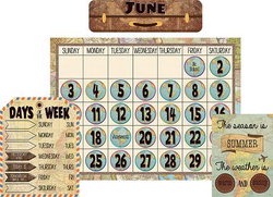 Image of Calendar Bulletin Board Travel the Map