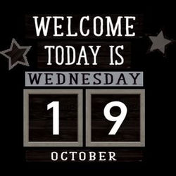 Image of Mini Bulletin Board Perpetual Calendar Modern Farmhouse