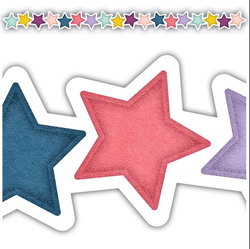 Image of Die-Cut Border Trim Stars Oh Happy Day
