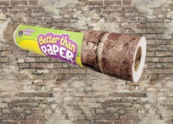 Image of Brick and Plaster Better Than Paper Bulletin Board Roll