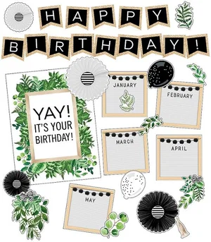 Birthday Bulletin Board Simply Boho
