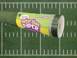Image of Fun Size Better Than Paper Sports Field Bulletin Board Roll