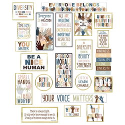Image of Everyone is Welcome Diversity Mini Bulletin Board