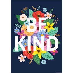 Image of Wildflowers – Be Kind Positive Poster