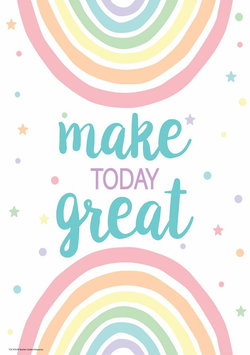 Image of Pastel Pop – Make Today Great Positive Poster
