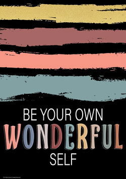 Image of Wonderfully Wild – Be Your Own Wonderful Self Positive Poster