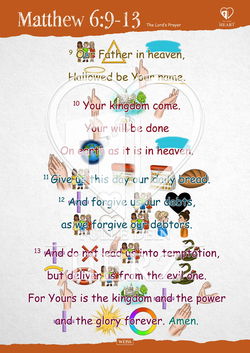 Image of Fill Your Heart: The Lord’s Prayer, Matthew 6:9-13 Poster ESV