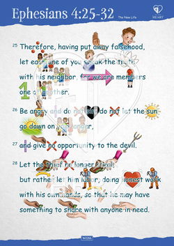 Image of Fill Your Heart: The New Life, Ephesians 4:35-32 Poster ESV