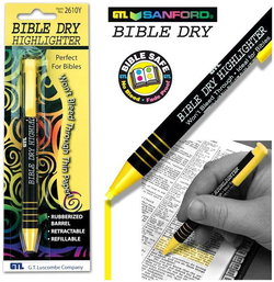 Image of Highlighter-Bible Dry-Yellow