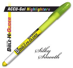 Image of Highlighter-ACCU-Gel Bible Hi-Glider-Yellow