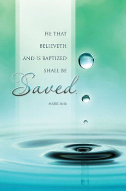Image of HE THAT BELIEVETH BAPTISM SAVED BUL