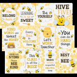 Image of Buzzing Bees Positive Sayings Small Poster Pack