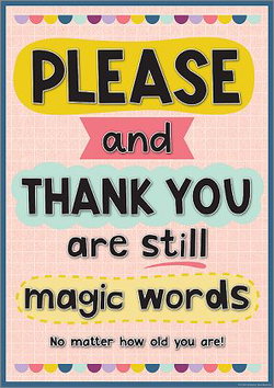 Image of Positive Poster Magic Words 13?’ x 19”