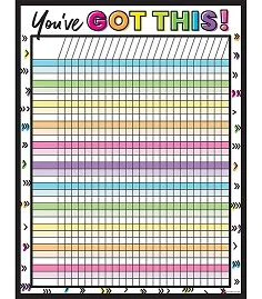 Kind Vibes Incentive Chart 17" x 22""