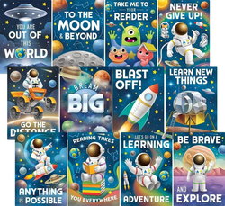 Image of Outer Space Crew Small Poster Pack